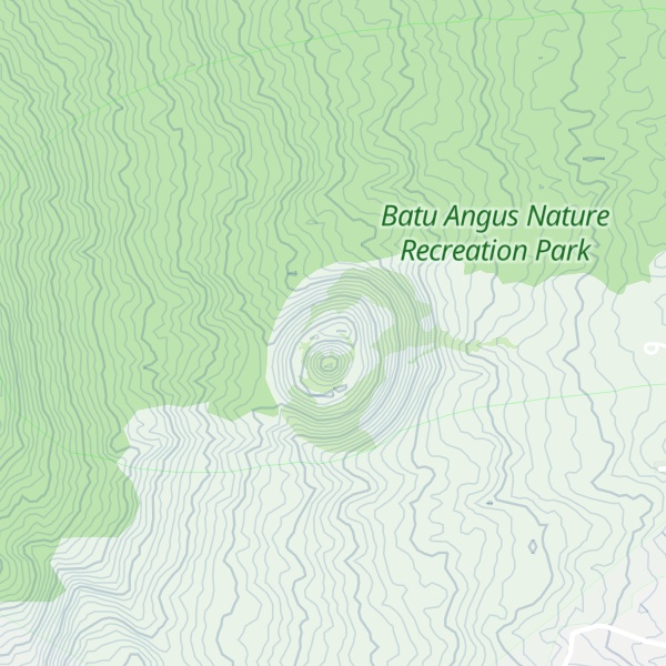 Map of Gunung Batuangus