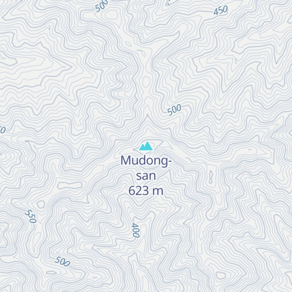 Map of Mudong-san