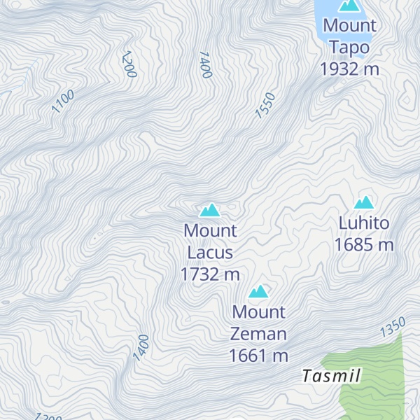 Map of Mount Lacus