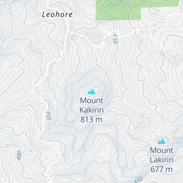 Map of Mount Kakirin