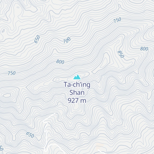 Map of Ta-ch’ing Shan