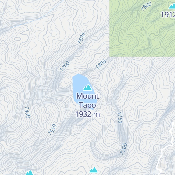 Map of Mount Tapo