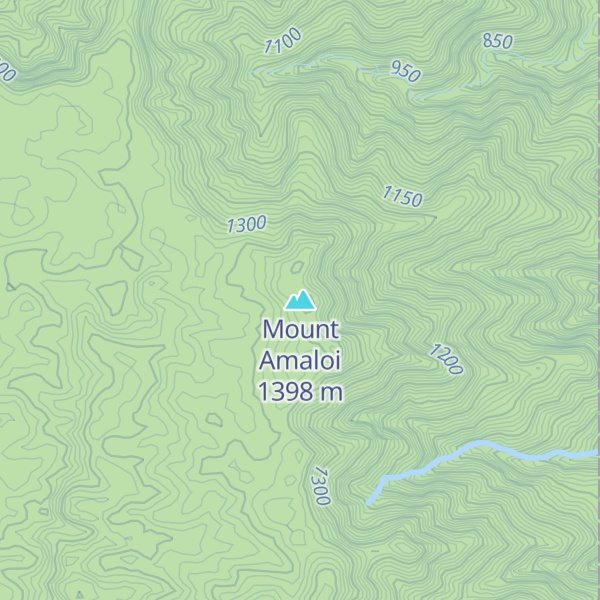Map of Mount Amaloi
