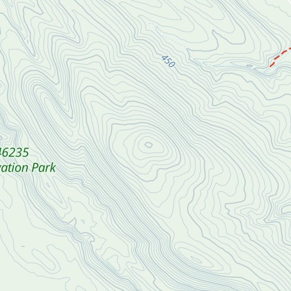 Map of Mount Chalmers