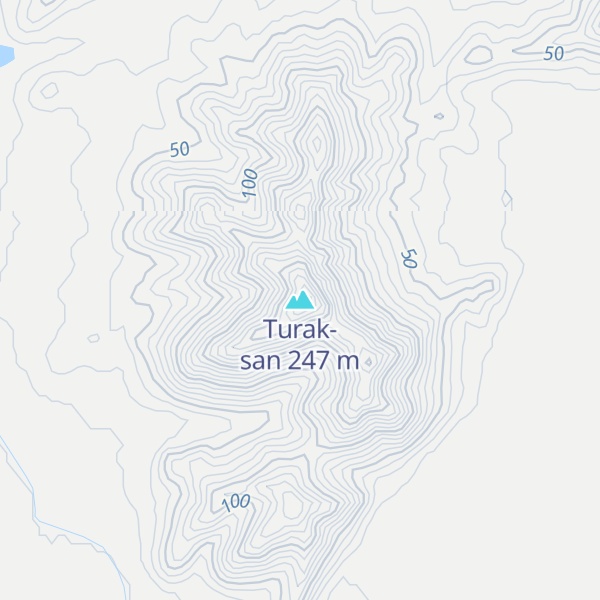 Map of Turak-san