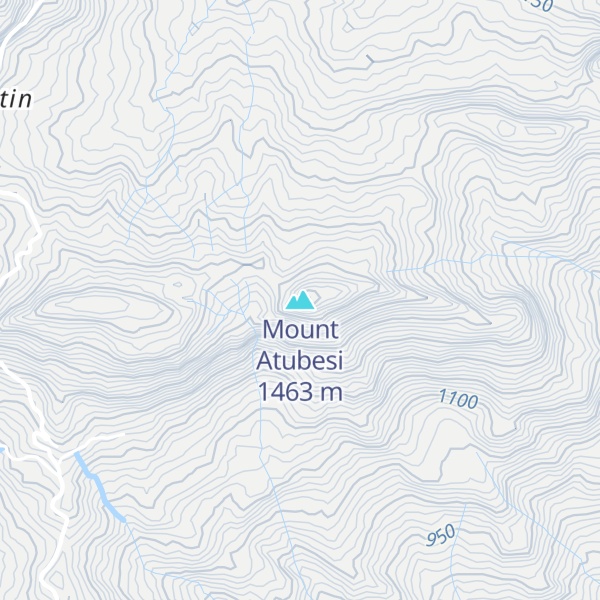 Map of Mount Atubesi