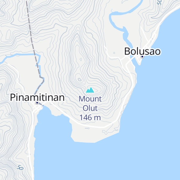 Map of Mount Olut