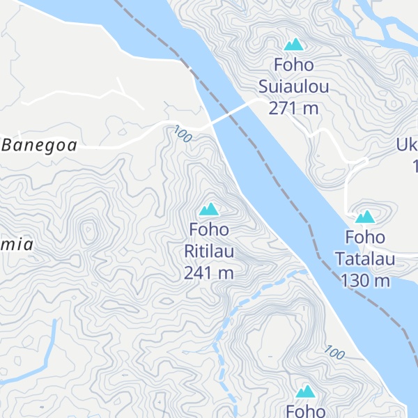 Map of Foho Ritilau