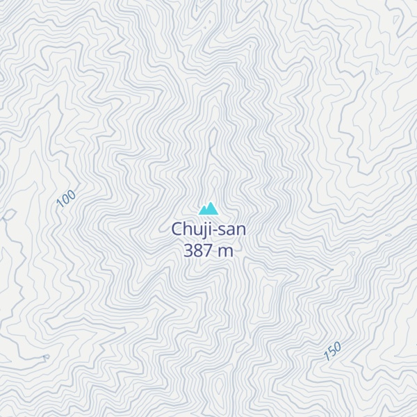 Map of Chuji-san