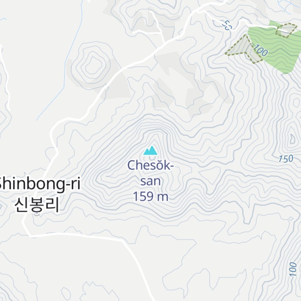 Map of Chesŏk-san