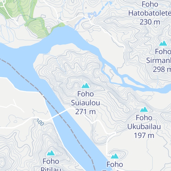 Map of Foho Suiaulou