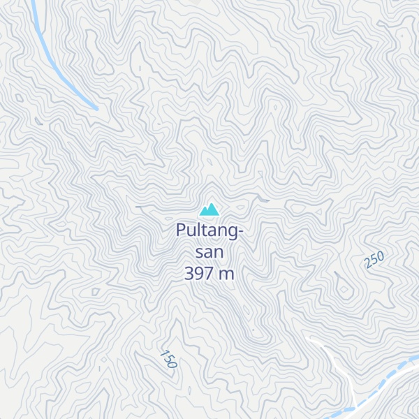 Map of Pultang-san