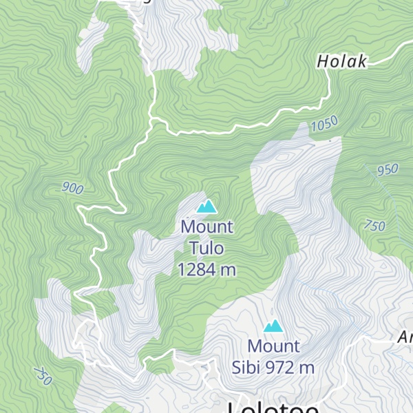Map of Mount Tulo