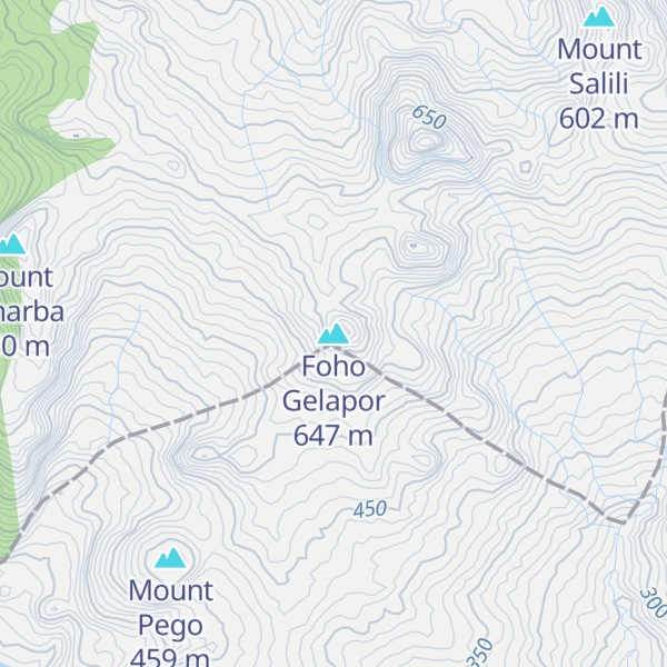 Map of Foho Gelapor