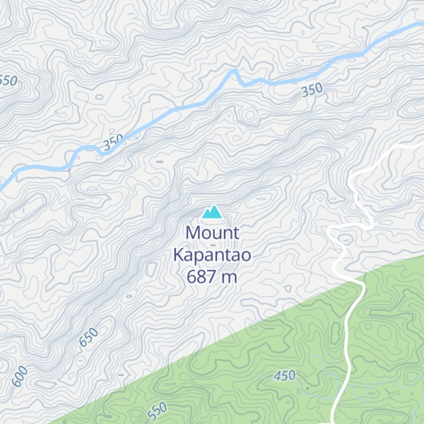 Map of Mount Kapantao