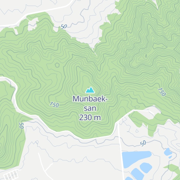 Map of Munbaek-san