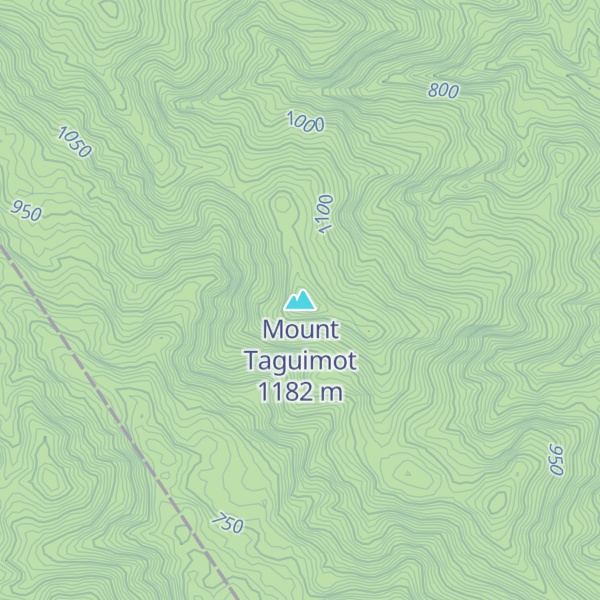 Map of Mount Taguimot