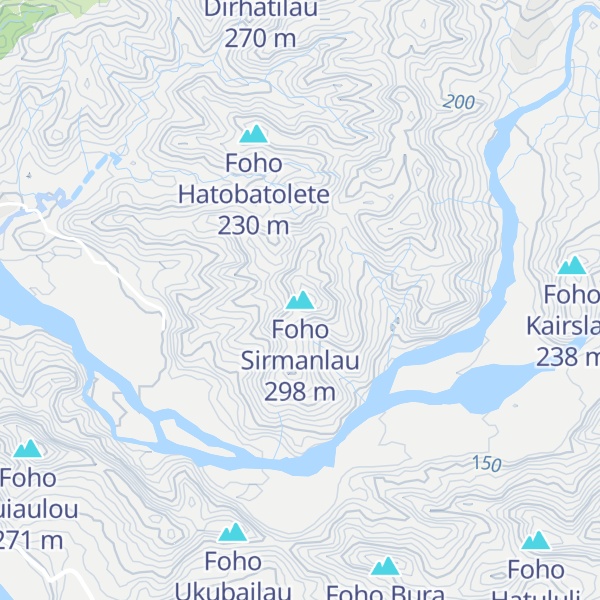 Map of Foho Sirmanlau
