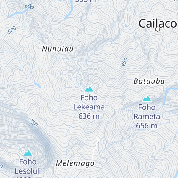 Map of Foho Lekeama