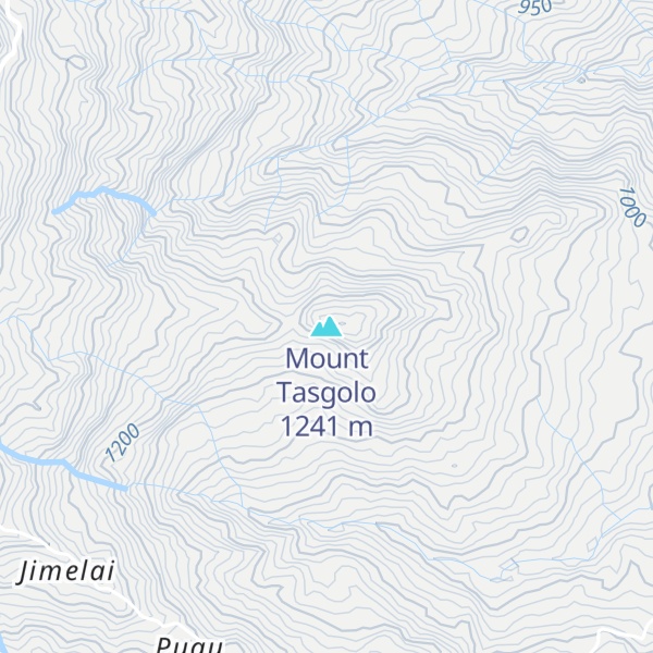 Map of Mount Tasgolo