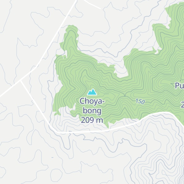 Map of Choya-bong