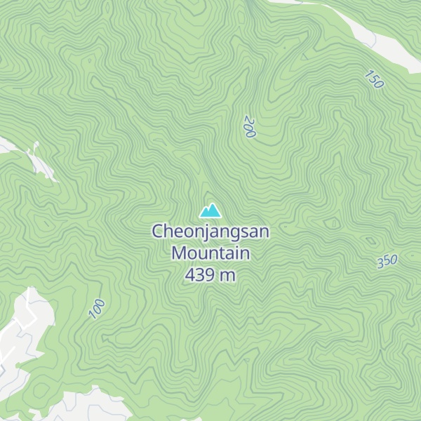 Map of Cheonjangsan Mountain