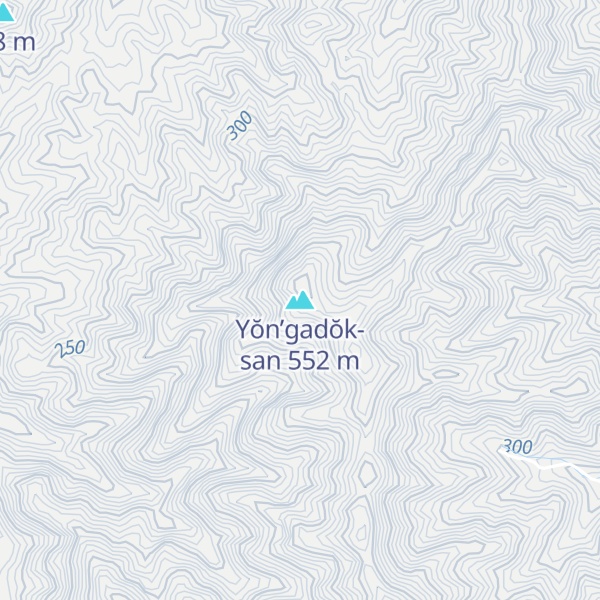 Map of Yŏn’gadŏk-san