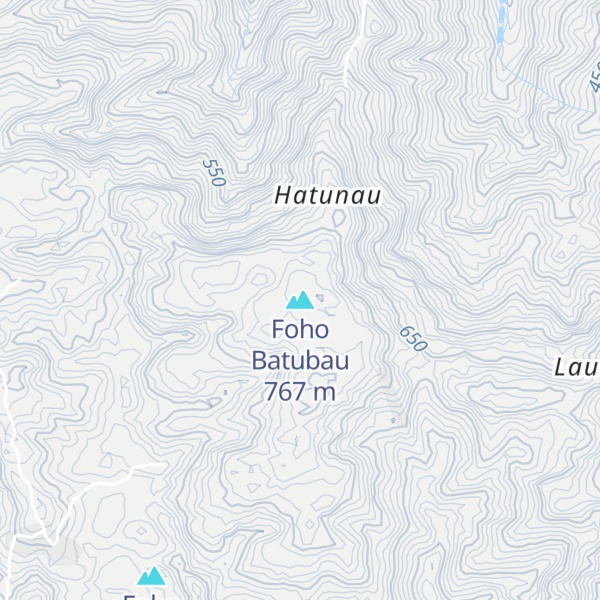 Map of Foho Batubau
