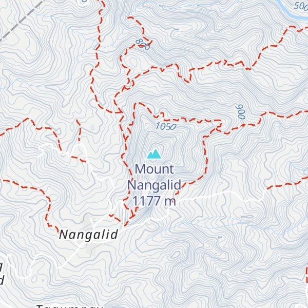 Map of Mount Nangalid