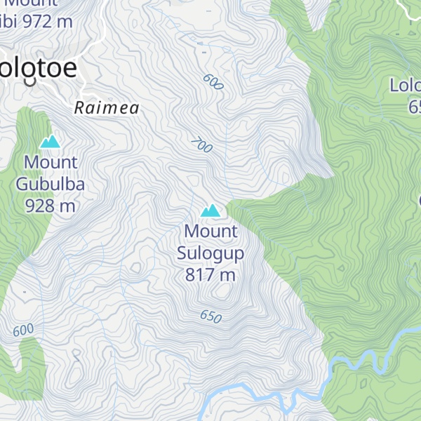 Map of Mount Sulogup