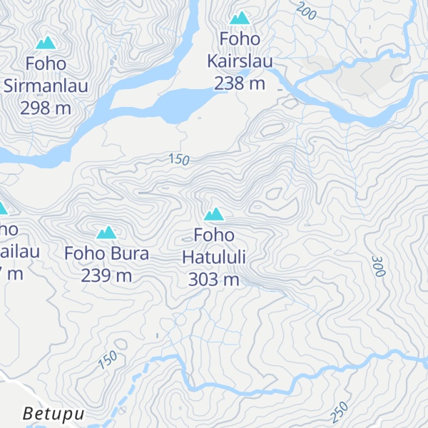 Map of Foho Hatululi