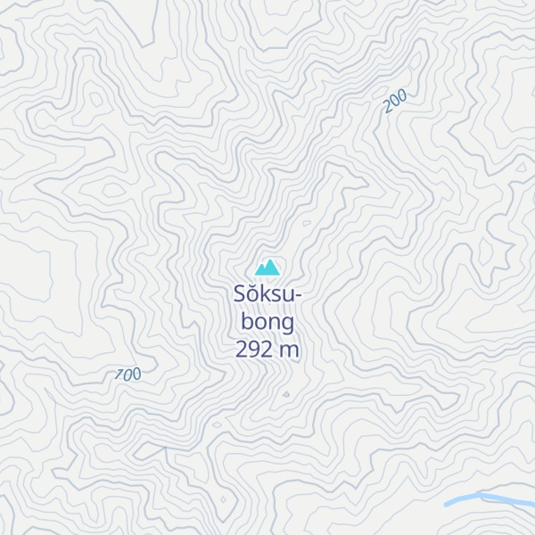 Map of Sŏksu-bong