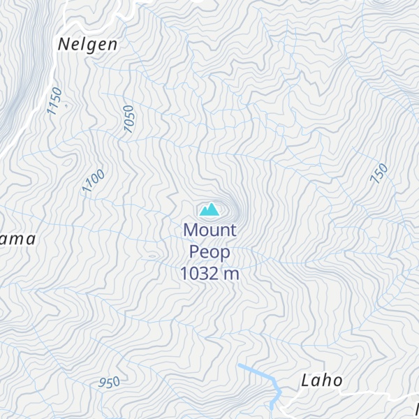 Map of Mount Peop