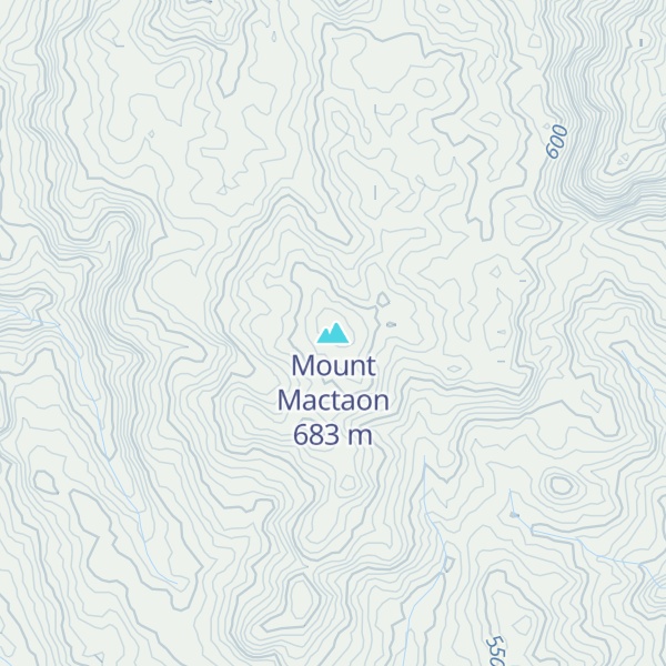 Map of Mount Mactaon