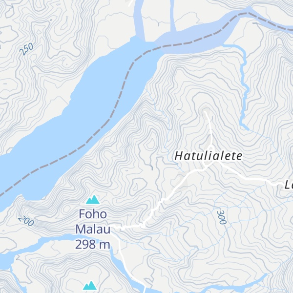 Map of Foho Hatulialete