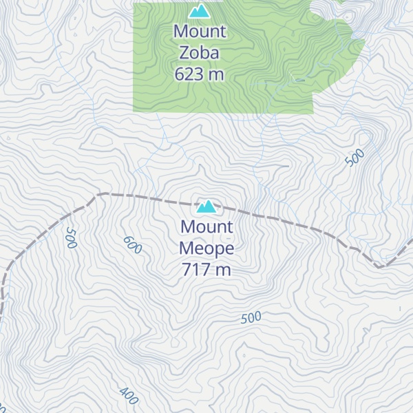 Map of Mount Meope