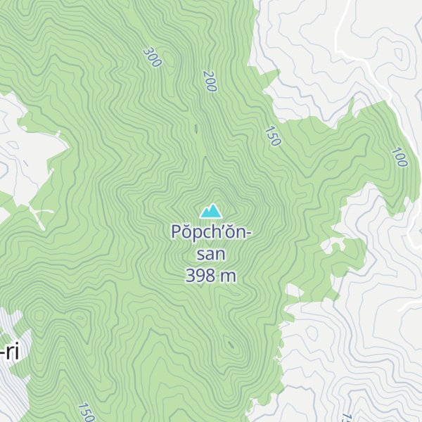 Map of Pŏpch’ŏn-san
