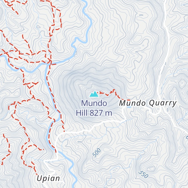 Map of Mundo Hill