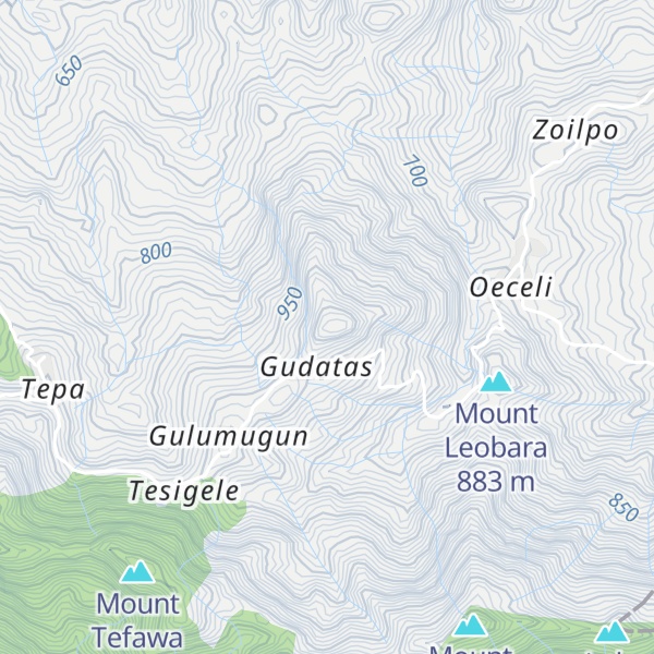 Map of Mount Gudatas