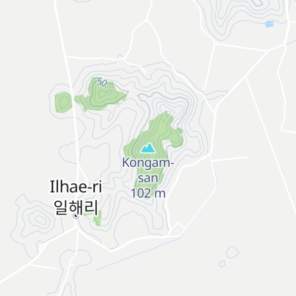 Map of Kongam-san