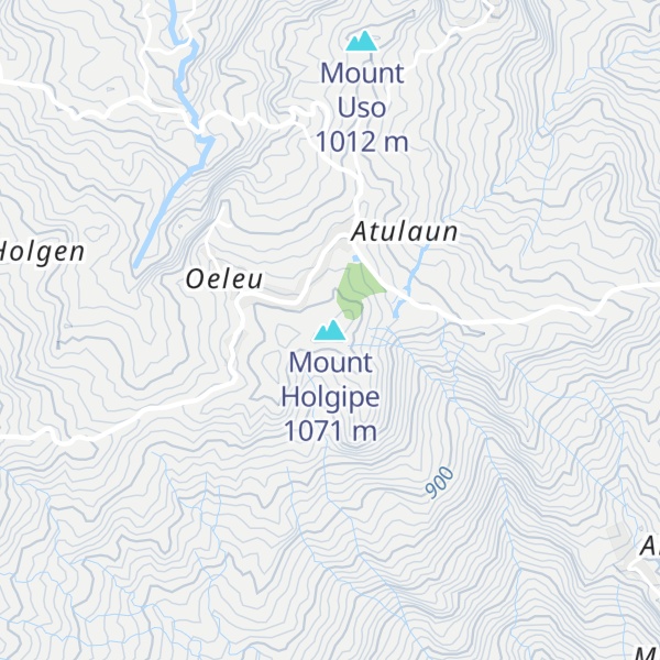 Map of Mount Holgipe