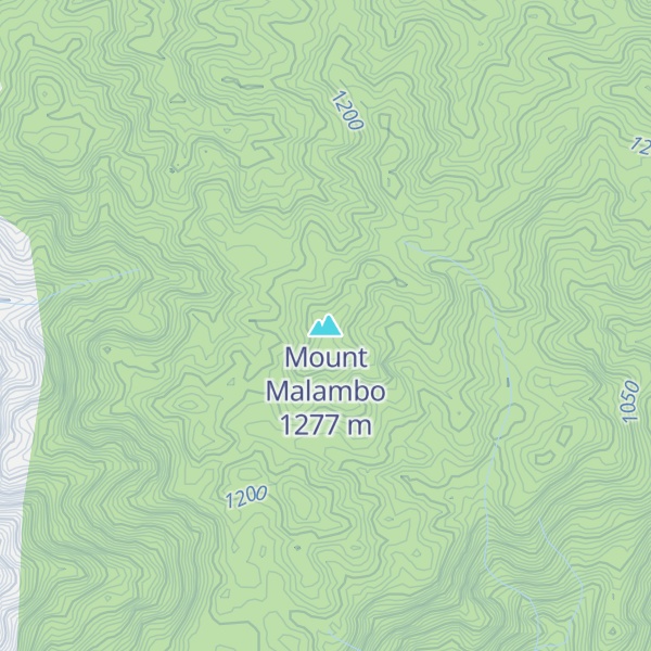 Map of Mount Malambo