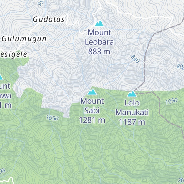 Map of Mount Sabi