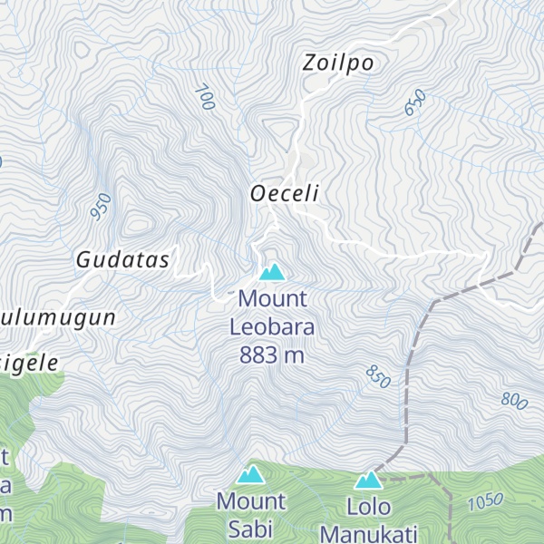 Map of Mount Leobara