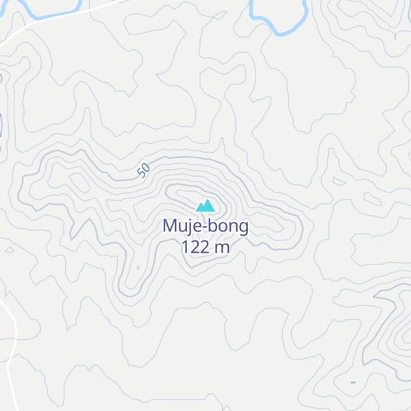 Map of Muje-bong