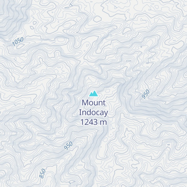 Map of Mount Indocay