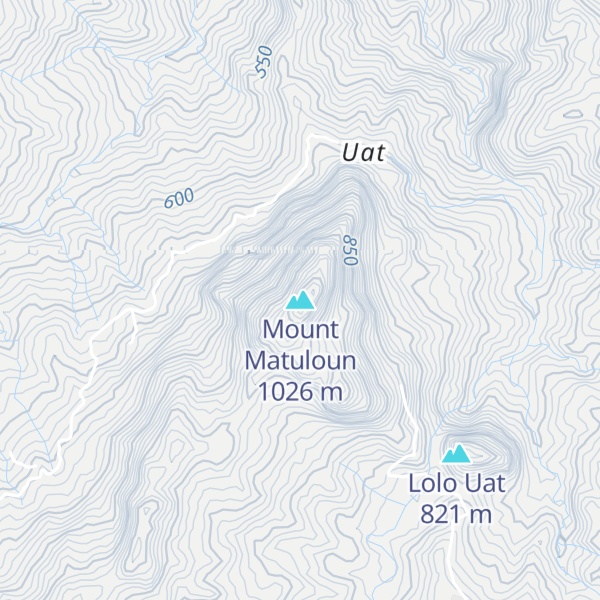 Map of Mount Matuloun