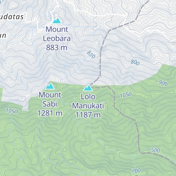 Map of Lolo Manukati