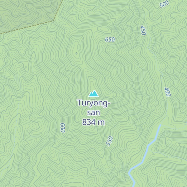 Map of Turyong-san