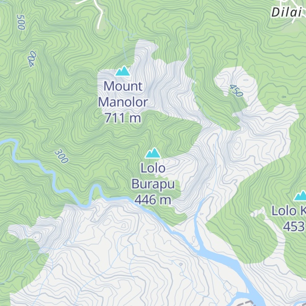 Map of Lolo Burapu